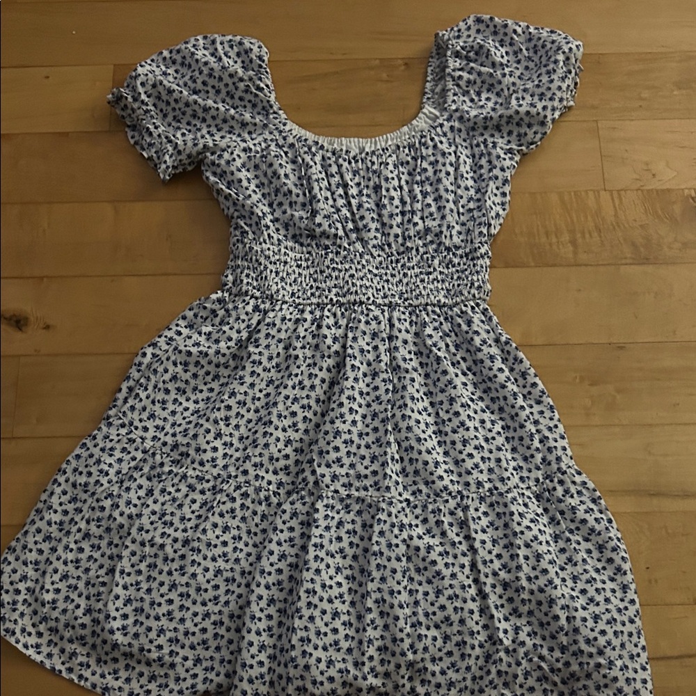 Hollister Blue Floral Kids Dress